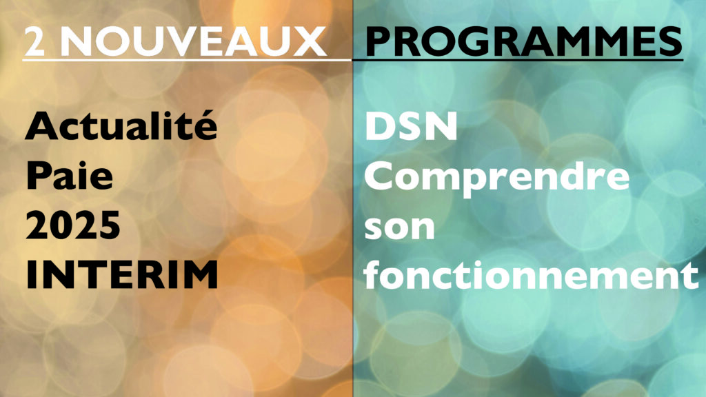 2 nouveaux programmes